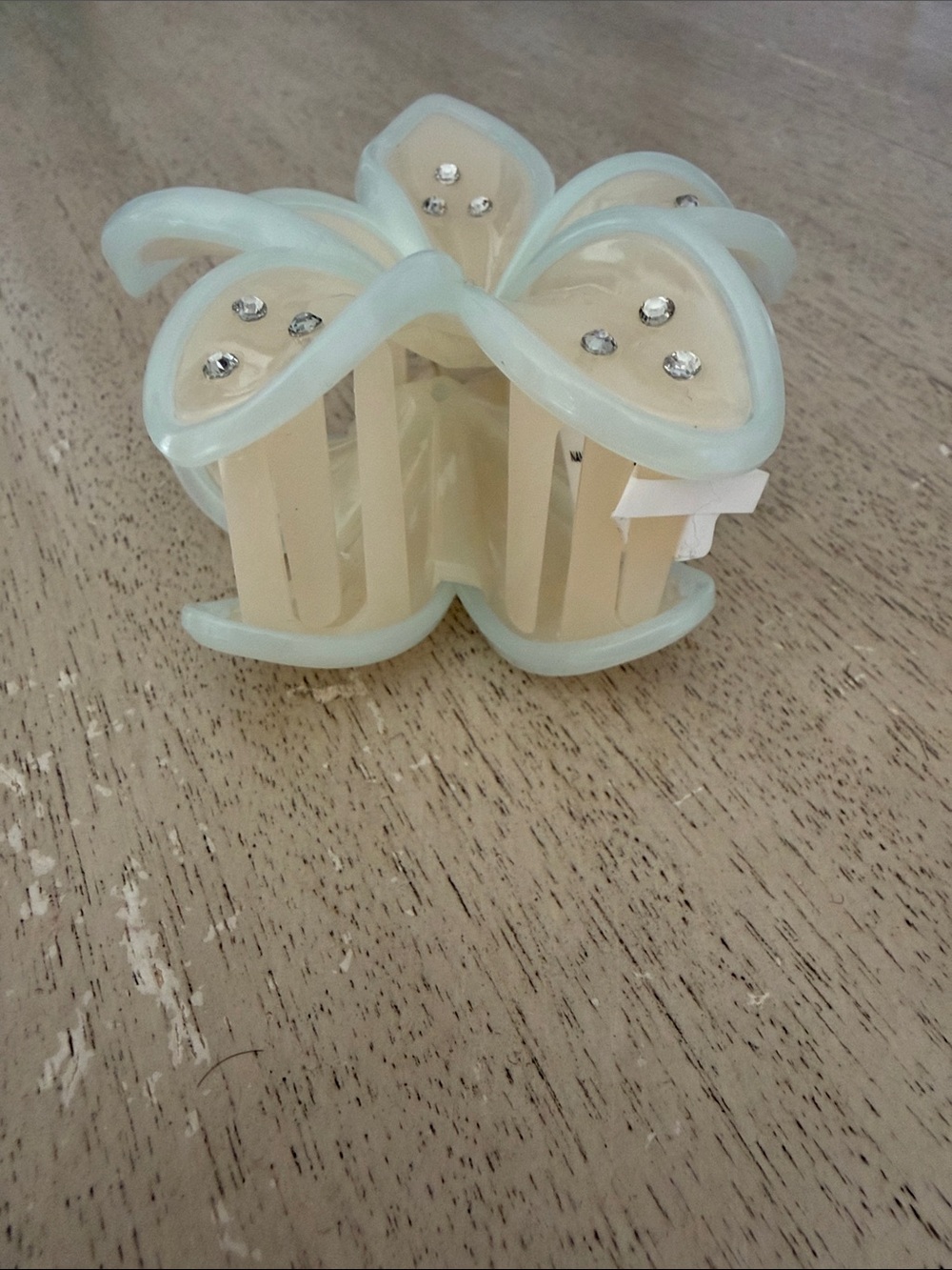 Flower Rhinestone Hair Claw - Picture 3 of 5